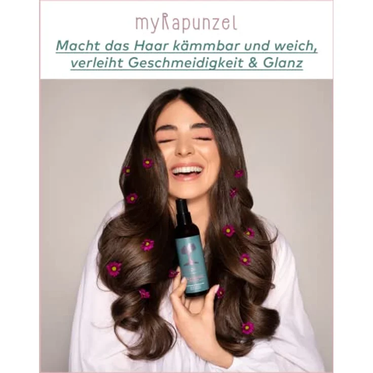 myRapunzel 200ml Leave-in Conditioner - 100% natürlich - ohne Silikone, Parabene, Sulfate & Tierversuche - ohne Chemie - Verleiht mehr Volumen - Made in Austria – Bild 2