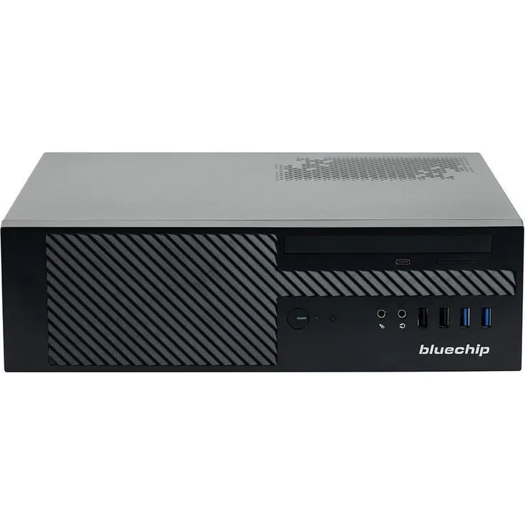 bluechip BUSINESSline S3200, Desktop-PC mit Intel Core i3-14100, 8 GB RAM, 500 GB NVMe SSD, Intel UHD Grafik, Windows 11 Pro, Schwarz