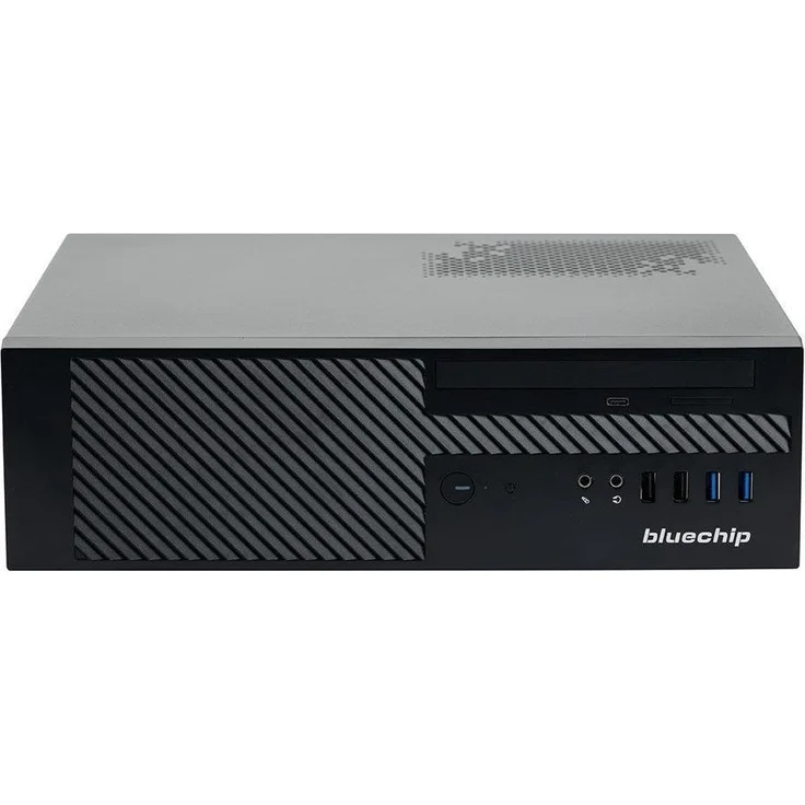 bluechip BUSINESSline S3200, Desktop-PC mit Intel Core i3-14100, 8 GB RAM, 500 GB NVMe SSD, Intel UHD Grafik, Windows 11 Pro, Schwarz