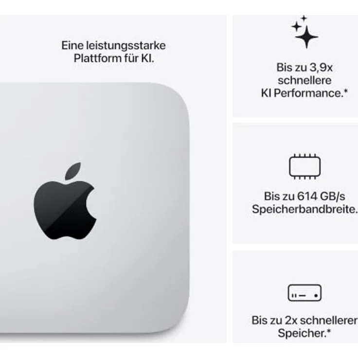 Apple Mac Studio (2026) M5 Max, 36 GB RAM, 512 GB SSD, macOS Desktop-PC – Bild 3