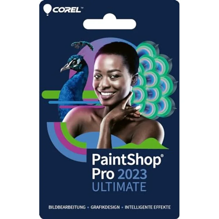 Corel PaintShop Pro 2023 ULTIMATE, Bildbearbeitungssoftware mit KI-gestützten Werkzeugen, Deutsch, Dauerlizenz für 1-PC