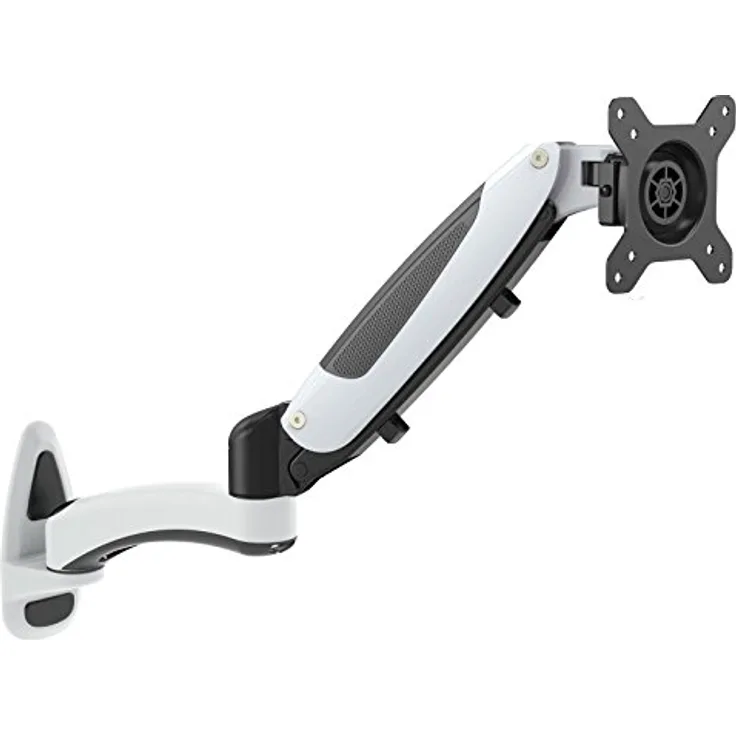 HFTEK Wandhalterung Wall Mount mit Gasdruckfeder 0 - 16 kg für Bildschirme 15-34 Zoll, schwarz