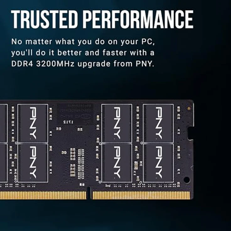 PNY 8GB Performance DDR4 3200MHz CL22 Notebook-Speicher, 1,2V, rückwärtskompatibel – Bild 4