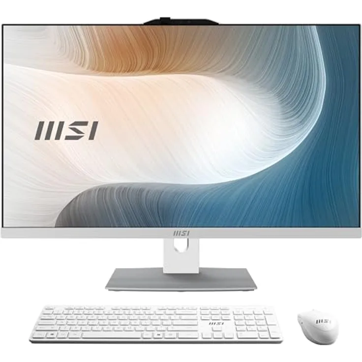 MSI Modern AM272P 1M-1289DE, 27" All-in-One PC mit Intel Core i7-150U, 16 GB RAM, 512 GB SSD, Windows 11 Home, Weiß