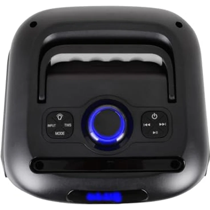 Trevi XF 215 KB, Akkubetrieb Bluetooth Lautsprecher mit 60 W RMS, USB und microSD, Schwarz – Bild 5