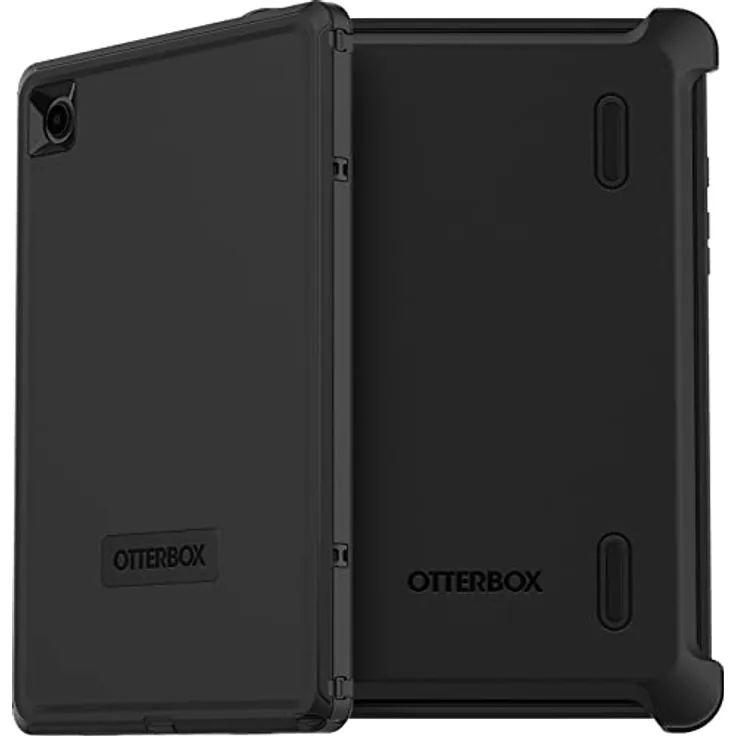 OtterBox Defender Hülle für Samsung Galaxy Tab A8 10.5" (2021), ultrarobuste Schutzhülle mit integriertem Displayschutz, 2x nach Militärstandard getestet, Schwarz