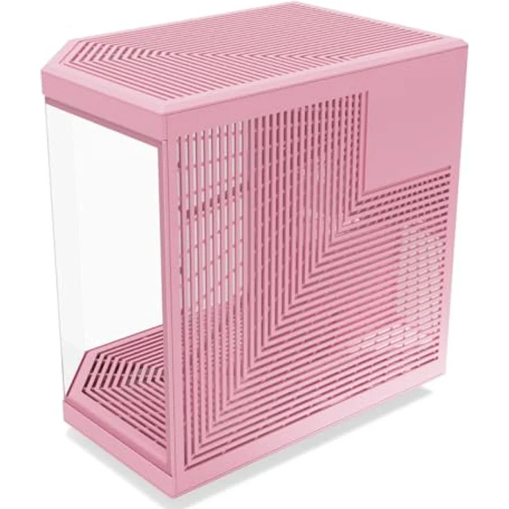 HYTE Y70 Dual Chamber ATX Mid Tower Modernes ästhetisches Gehäuse Erdbeermilch (E-ATX/ATX/M-ATX/M-ITX) – Bild 4