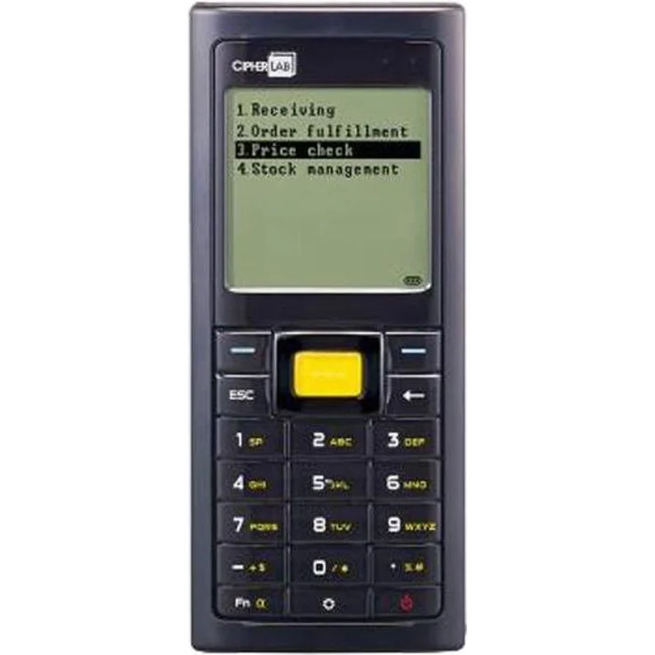 Cipherlab 8200, mobiler Barcode-Scanner mit 4 MB oder 8 MB Speicher, ergonomisches Design, schwarz