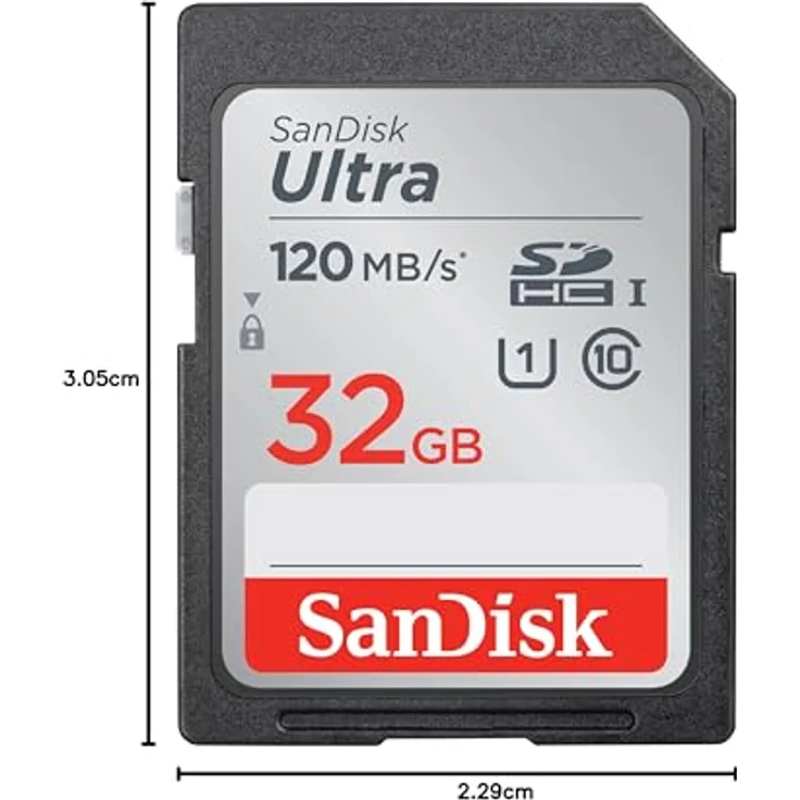 SanDisk Ultra 32 GB SDHC-Speicherkarte, bis zu 120 MB-Sek., Class 10, UHS-I, V10 – Bild 3