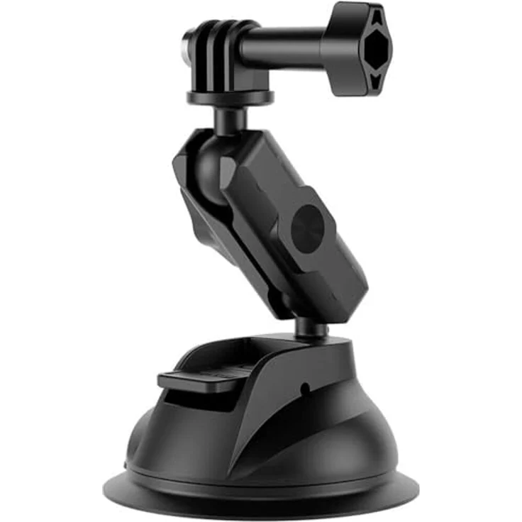 Telesin TE-SUC-012, Universelle Saugnapfhalterung für Handy und Action-Kamera, adjustable mit 360°-Drehung, max. Tragfähigkeit 10 kg – Bild 3