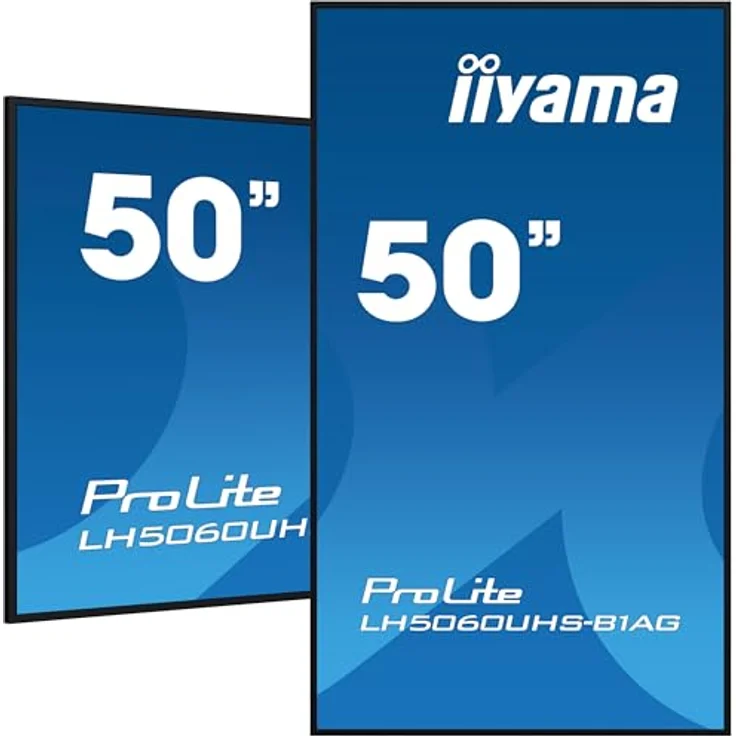 iiyama Prolite LH5060UHS-B1AG 125.7cm 49.5" Digital Signage Display, 4K UHD, Android 11 OS, 24/7 Zuverlässigkeit, schwarz – Bild 5