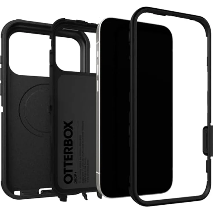 OtterBox Defender Series Pro MagSafe Hülle für iPhone 17 Pro Max, stoßfest, sturzsicher, 7X militärisch getestet, Schwarz – Bild 4