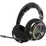 Corsair Virtuoso MAX Wireless Gaming-Headset mit Bluetooth – Dolby Atmos, SoundID, Aktive Geräuschunterdrückung, Mikrofon in Rundfunkqualität, Graphene-Treiber, für PC, Mac, PS5, PS4 – Kohlenstoff