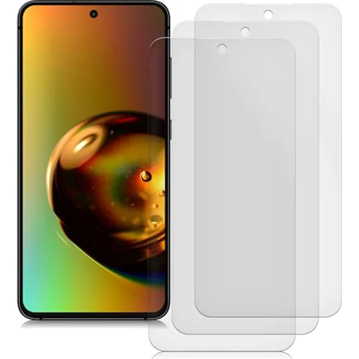 kwmobile 3X Folie matt kompatibel mit Samsung Galaxy A55 5G - Displayschutzfolie Schutzfolie entspiegelt – Bild 4