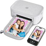 HP Sprocket Studio Plus WLAN-Drucker – Druckt 4x6-Zoll-Fotos drahtlos von Ihrem iOS- und Android-Gerät, reißfestes Papier, personalisierbare Kreationen, Wi-Fi-Kompatibilität