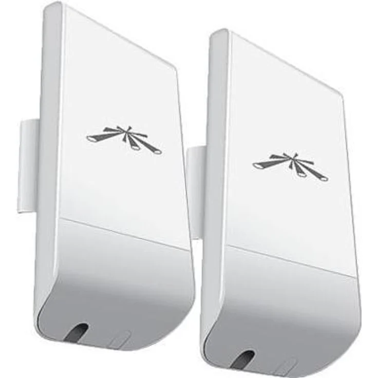 Ubiquiti NanoStation Loco M2, 2er-Set Access Point mit 150 Mbps+ Datendurchsatz und bis zu 15 km Reichweite, UV-beständiger Kunststoff – Bild 1