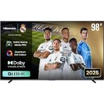 Hisense 98E7Q QLED Smart TV, 248 cm (98 Zoll), 144 Hz Gaming-Modus, integrierter Subwoofer, Dolby Vision, Dolby Atmos, Sportmodus, Sprachsteuerung Alexa, Bluetooth, HDMI 2.1