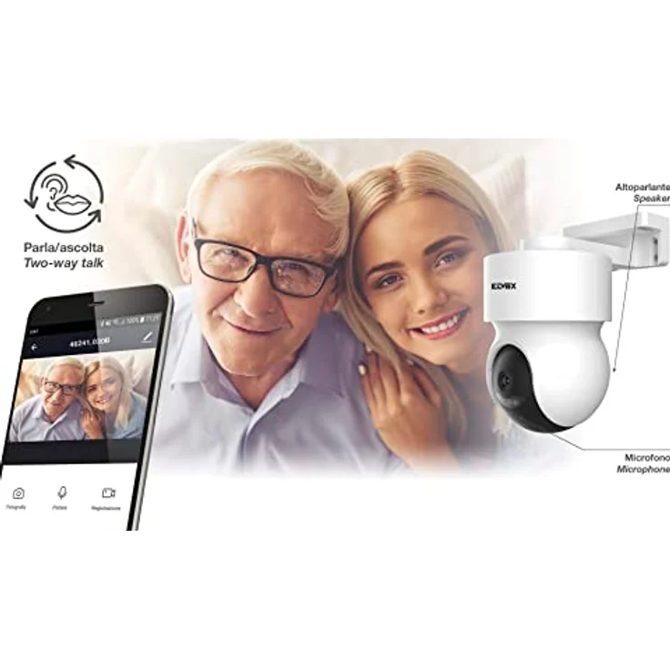 VIMAR 46241.030B WiFi-Kamera für den Außenbereich, Full-HD-Farbe, App-Überwachung, Micro-SD-Aufnahme bis zu 128 GB (Nicht im Lieferumfang enthalten) – Bild 5