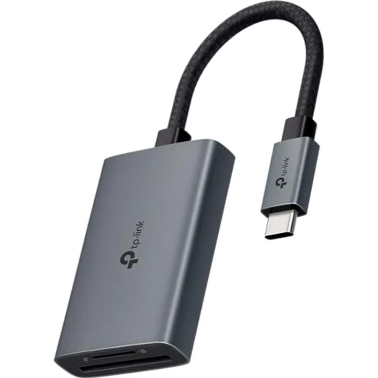 TP-Link UA440C USB Type-C auf SD-Kartenleser, 3 × schnellere Datenübertragung, unterstützt Karten bis 2 TB, kompatibel mit Mac, Windows, iPadOS, iOS, Android und Linux – Bild 1