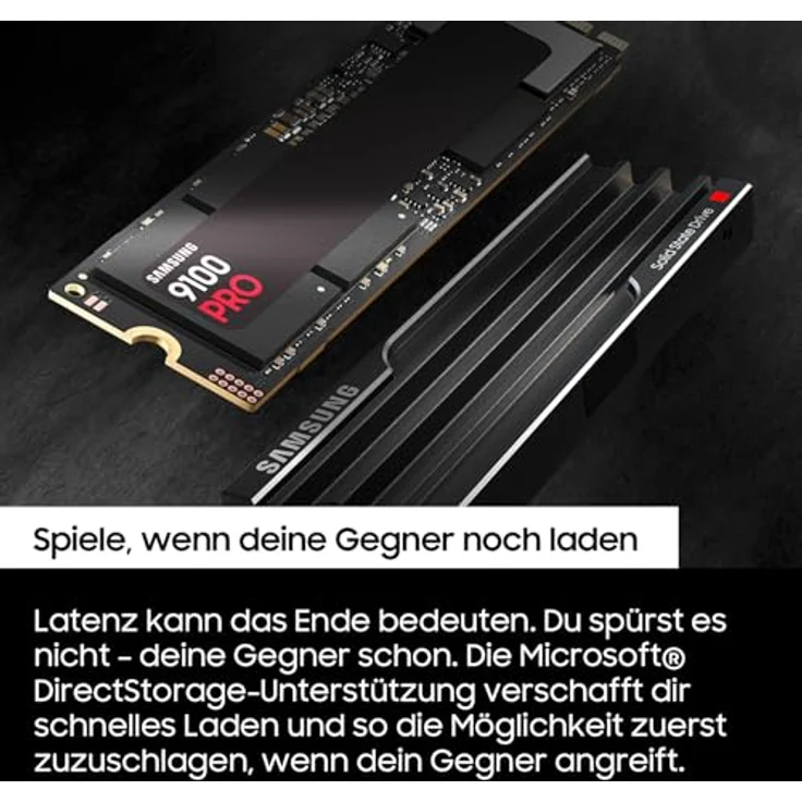Samsung 9100 PRO NVMe M.2 SSD, 8 TB, PCIe 5.0, 14.800 MB/s Lesen, 13.400 MB/s Schreiben, Schwarz – Bild 5