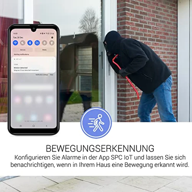 SPC Magnes 3 – WLAN-Überwachungskamera für den Außen- und Innenbereich mit wiederaufladbarem 9600 mAh-Akku, Nachtsicht, wasserdicht nach IP65, Bewegungserkennung und Zwei-Wege-Audio – Bild 4