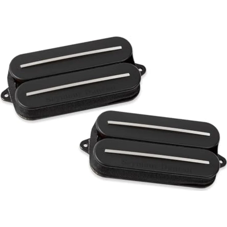 Seymour Duncan Hot Rodded Humbucker Set BL, E-Gitarre Tonabnehmer Set in Schwarz, JB und Jazz Modell mit Alnico VIII Magneten und 4-adrigem Anschlusskabel – Bild 2