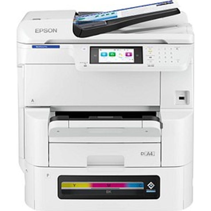 EPSON WorkForce Pro EM-C8100RDWF BAM 4 in 1 Tintenstrahl-Multifunktionsdrucker, grau, bis A3+, Duplex-Funktion, 25 ISO-Seiten/Min.