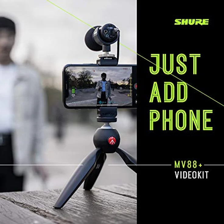 Shure MV88+ Video Kit mit digitalem Stereo-Kondensatormikrofon für Apple und Android – Bild 4