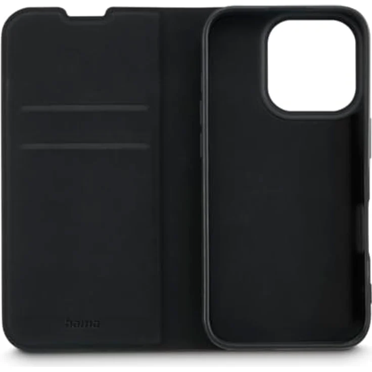 Hama iPhone 16 Pro Handyhülle, Klapphülle mit Kartenfach, extra Schutz von Display und Kamera, schwarz – Bild 3