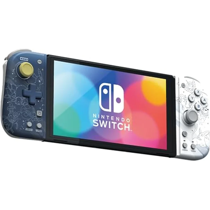 HORI Nintendo Switch Split Pad Compact (Eevee Evolutions) Ergonomic Controller for Handheld Mode - Officially Licensed by Nintendo & Pokémon - Nintendo Switch & Nintendo Switch - OLED Model – Bild 3