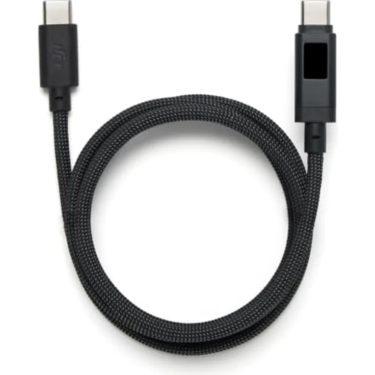DJI Power 7A USB-C Digital Display Cable (1 m) mit integriertem OLED-Display, 240 W Leistungsübertragung und intelligentem E-Marker-Chip – Bild 2