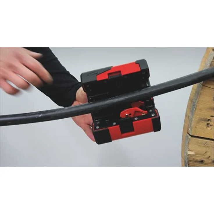 Runpotec Kabellängenmessgerät-Set RM35+XB300 Rot/Schwarz Länge 160 mm x Breite 125 mm x Höhe 97 mm – Bild 4