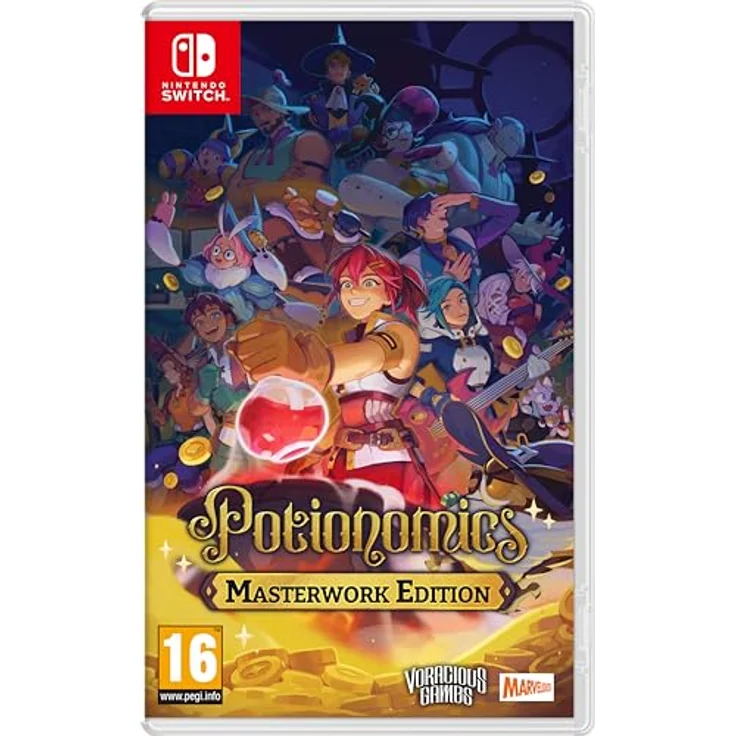 Marvelous Potionomics: Masterwork Edition - Switch, Nintendo Switch Game mit handlungsreichen Verhandlungen und Kreation von magischen Tränken – Bild 1