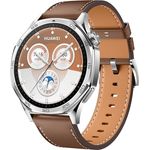 HUAWEI Watch GT 5 46 mm Smartwatch, scharfkantiges Design, brandneuer Lauf- und Radsport, Gesundheits-Tracking, bis zu 14 Tage Akkulaufzeit, iOS und Android kompatibel, Braun