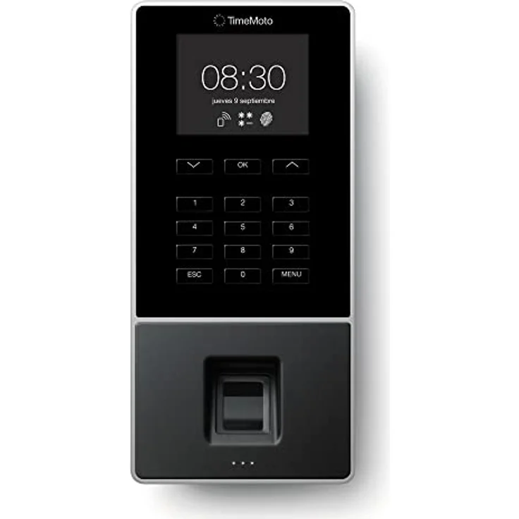 TimeMoto TM-626 - Zeiterfassungssystem mit Fingerabdruck- und RFID-Leser für bis zu 200 Benutzer - Inklusive Personal-Management-Lösung – Bild 1
