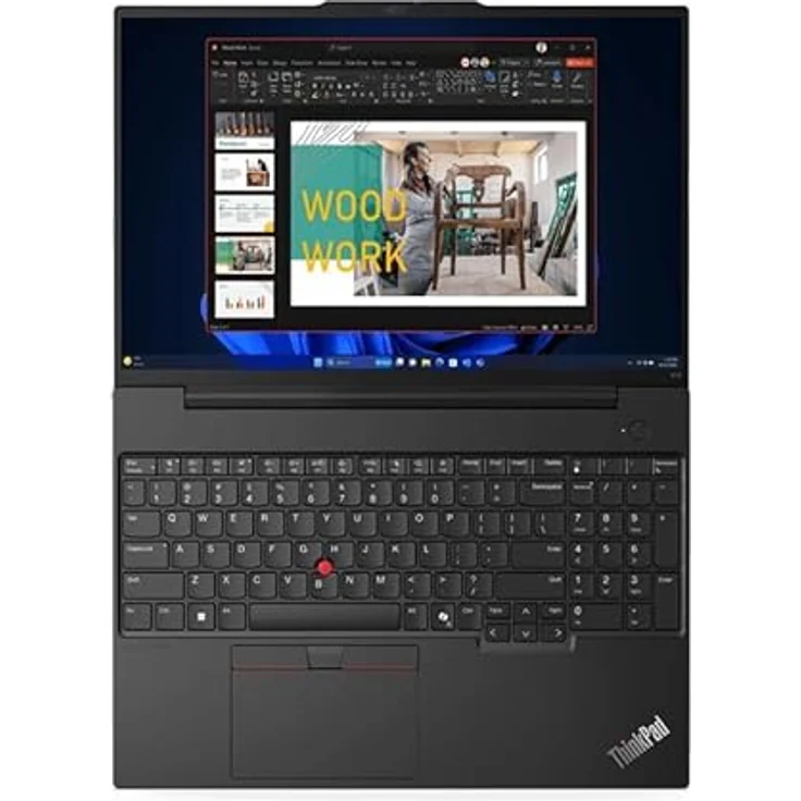 Lenovo ThinkPad E16 G2 21M50022GE - 16" WUXGA, Ryzen 7 7735HS, 32GB, 1TB, Windows 11 Pro - Hochwertiger Laptop in Schwarz – Bild 4