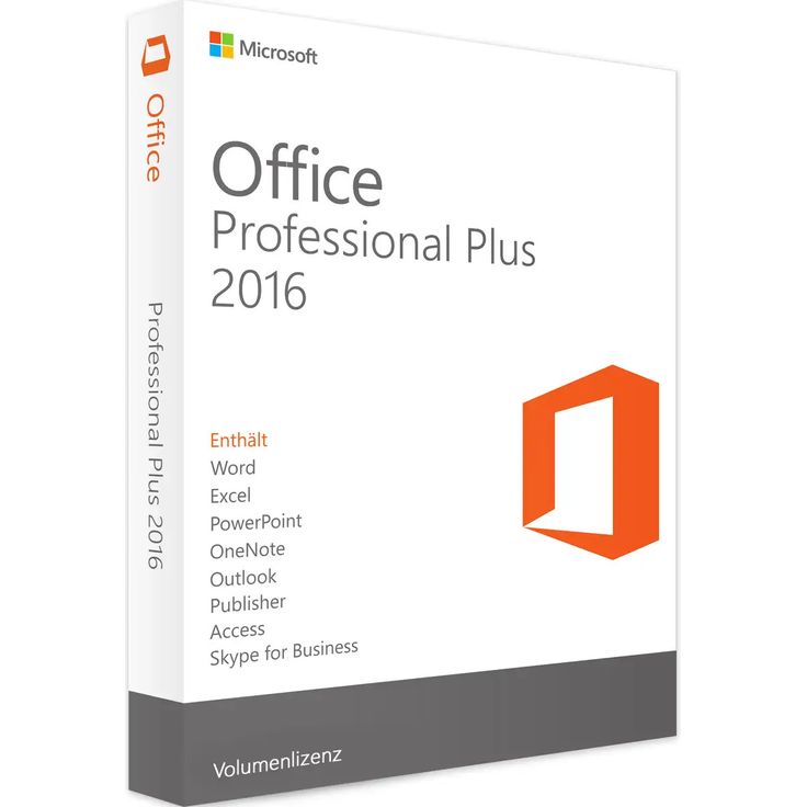 Microsoft Office 2016 Professional Plus, Volumenlizenz für Terminalserver, leistungsstarke Office-Suite für Windows
