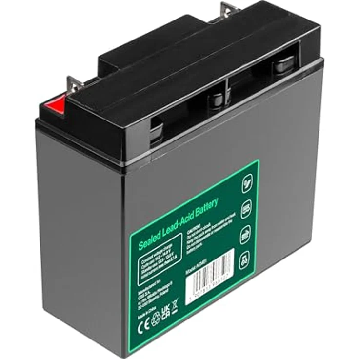 Green Cell AGM51 AGM 12V/17Ah VRLA AGM, Bleisäurebatterie in Schwarz – Bild 5