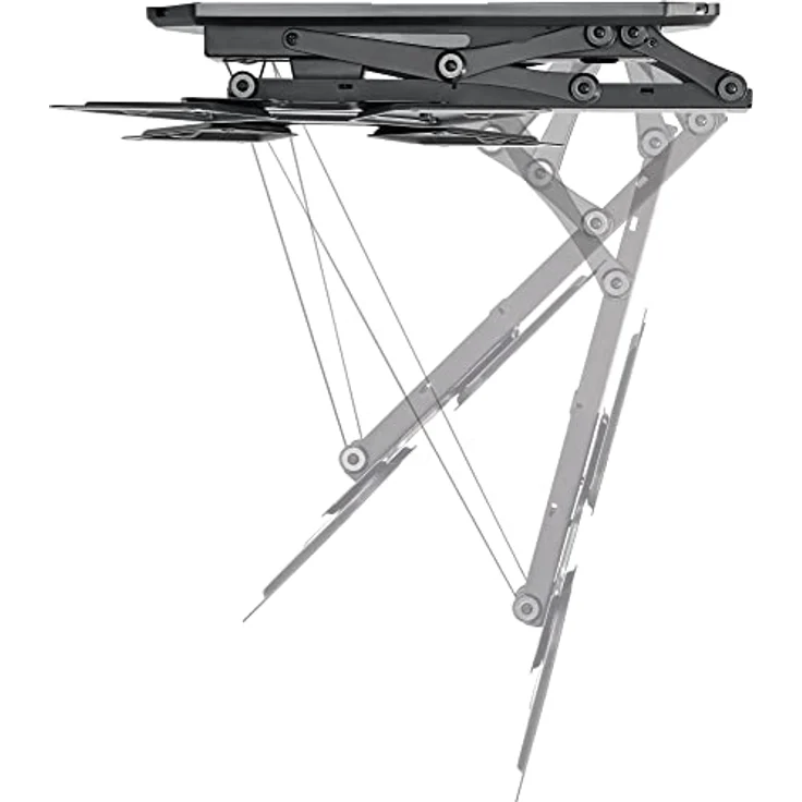 SCHWAIGER LWHDS5530 513 Motorisierter TV Decken- und Dachschrägenhalter Fernseherhalterung TV-Aufhängung Mounting drehbar schwenkbar max. 30kg max. VESA Norm 400x400 schwarz inkl. Montagezubehör – Bild 4