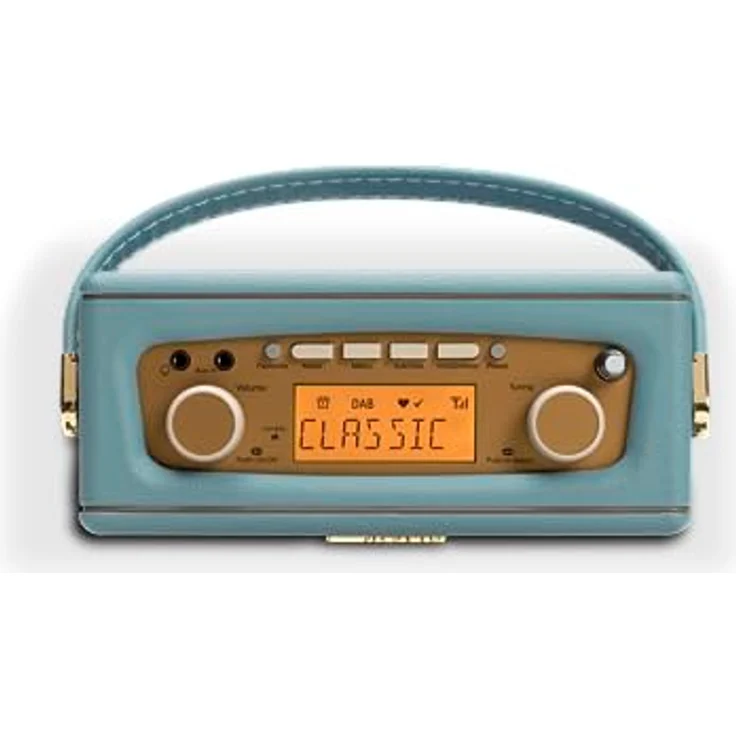Roberts Revival UNO BT Dab+/FM/Bluetooth, tragbares Radiowecker, Himmelblau – Bild 4
