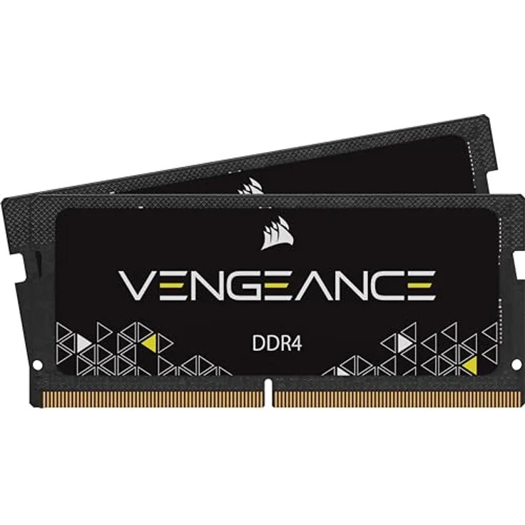 Corsair CMSX16GX4M2A2666C18 Vengeance 16GB Notebook Speicherkit (DDR4, 2666Mhz, 204 Pin, SODIMM, geeingnet für 6th Generation Intel Core i5 and i7 Notebooks ) Schwarz (2 x 8 GB) – Bild 2