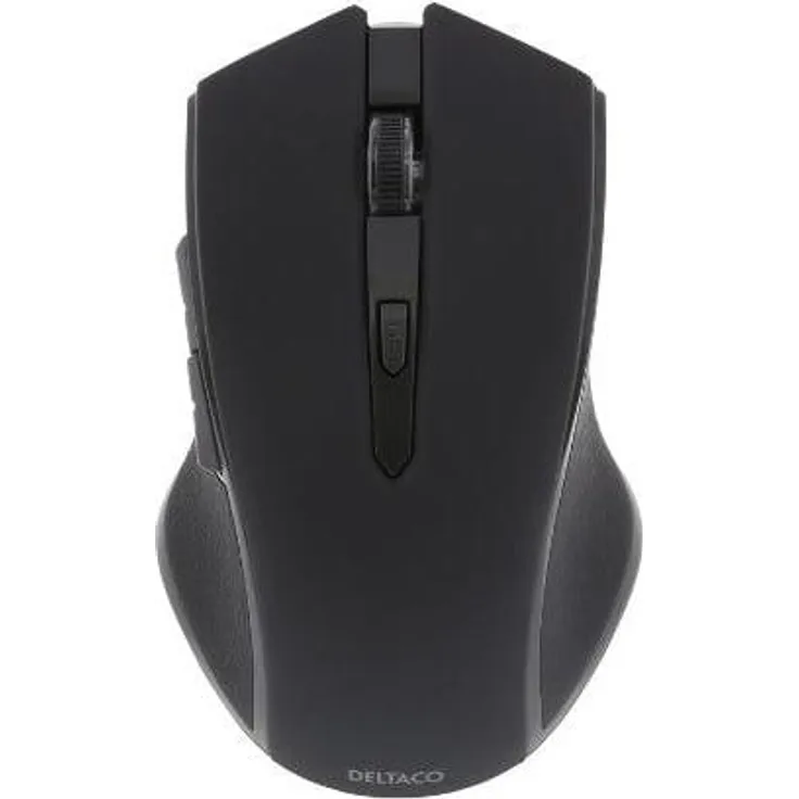 Deltaco wireless optical mouse, 800-1600 DPI, 125 Hz, black (Kabellos)