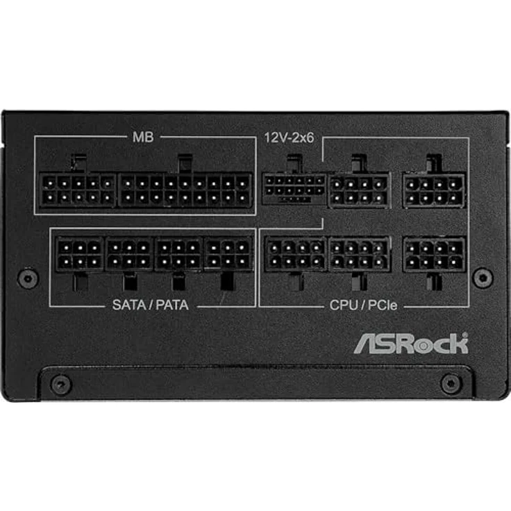 AsRock Steel Legend 850W Netzteil, 80+ Gold, modulares Kabelmanagement, Schwarz – Bild 3