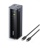 Baseus EnerGeek GP12, Powerbank mit 20800 mAh, 145 W, digitalem Display und Schnellladefunktion, grau