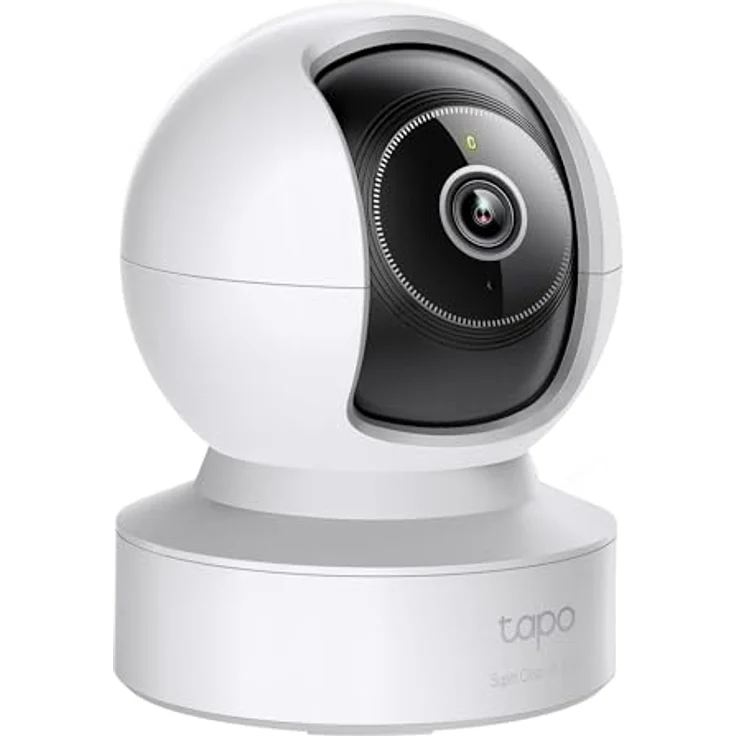 Tapo C232 360° KI-WLAN-Überwachungskamera, 3K 5MP, Ethernet/WLAN, Bewegungsverfolgung, Nachtsicht, Zwei-Wege-Audio, kompatibel mit Alexa und Google Assistant, MicroSD-Karten-Slot bis 512 GB – Bild 1