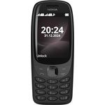 Nokia 6310 (2024) Dual-Sim Smartphone, robust, 1450-mAh-Akku, schwarz