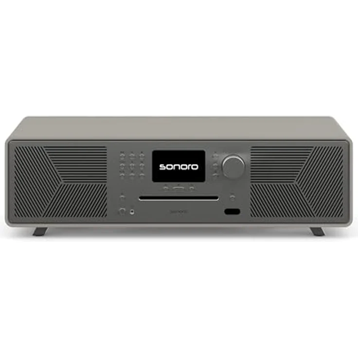 sonoro MEISTERSTÜCK (Gen.2) Kompaktanlage mit CD Player, Bluetooth & Internetradio (Airplay, Chromecast, Spotify, Tidal, FM, DAB+, USB) Sandstone – Bild 1