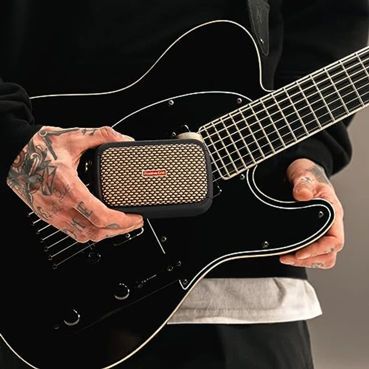 Positive Grid Spark GO 5 W Ultra-tragbarer, intelligenter Gitarrenverstärker, Kopfhörerverstärker und Bluetooth-Lautsprecher mit Smart-App für E-Gitarre, Akustikgitarre oder Bass – Bild 2