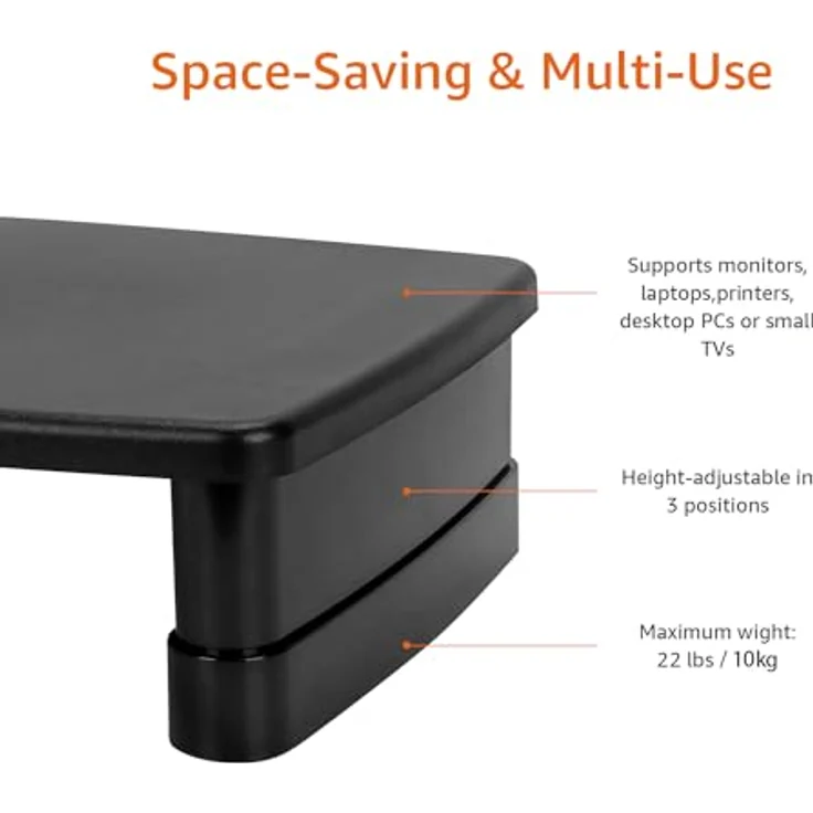 AmazonBasics Bildschirmständer, höhenverstellbar – Bild 3