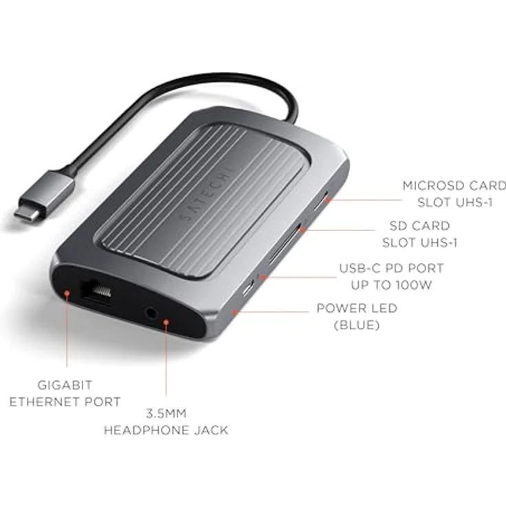 Satechi - Dockingstation - USB-C - HDMI – Bild 3